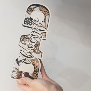 Wooden frame for dad